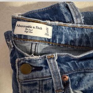 Abercrombie & Fitch High Rise Blue Jeans Classic Style
